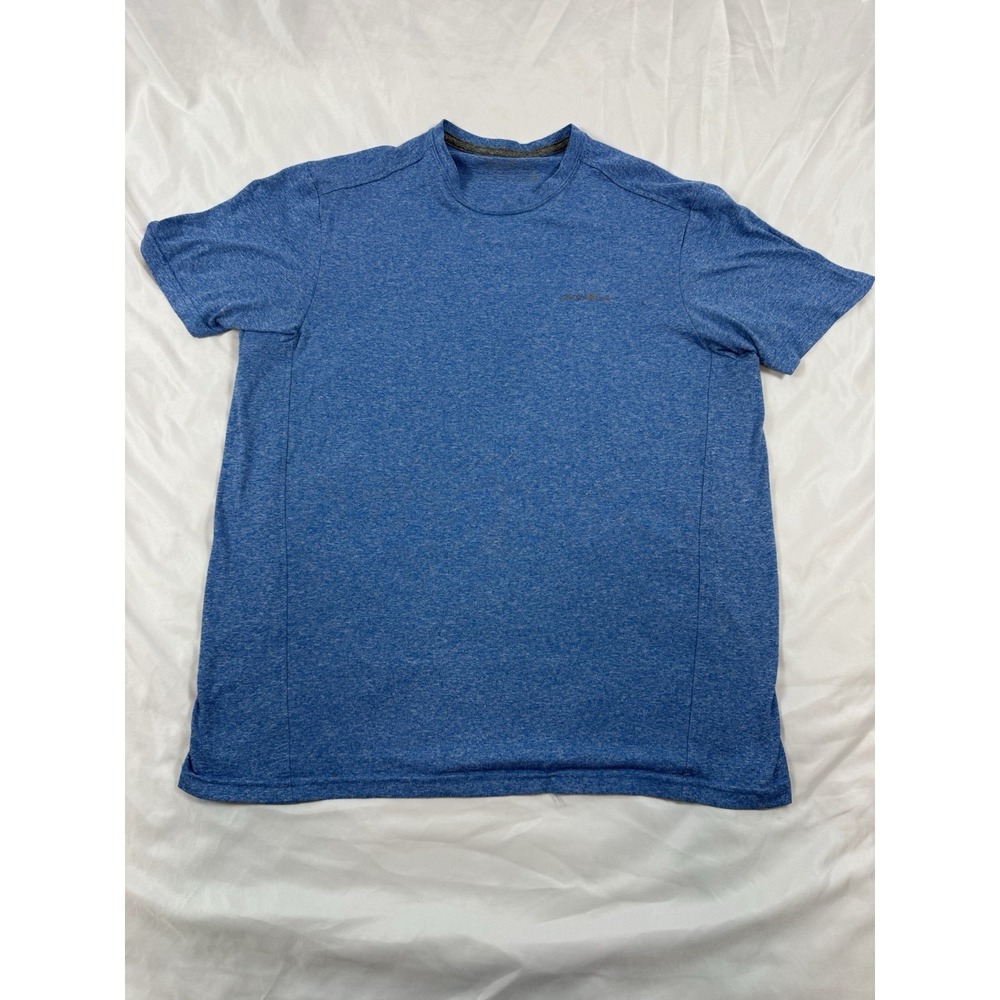 Vintage Eddie Bauer T Shirt Men's Size L Tee Short Sleeve Retro Mountain Logo